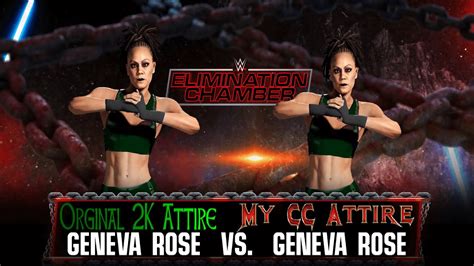 Wwe2k22 Special Match Geneva Rose Vs Geneva Rose Youtube