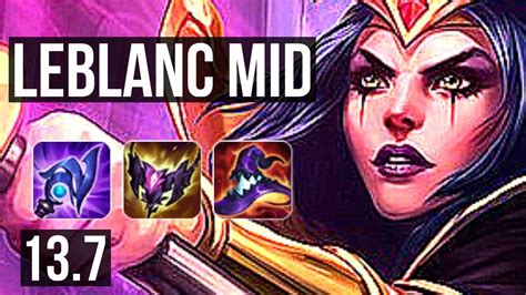 Leblanc Vs Swain Mid 6 Solo Kills 13m Mastery 14410