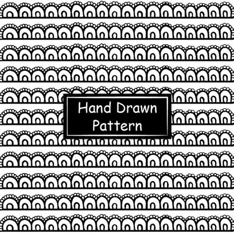 Free Vector Black And White Hand Drawn Pattern