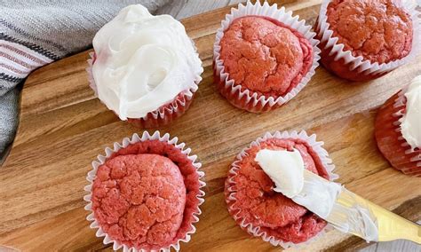 Macro Friendly Red Velvet Protein Cupcakes Easy Fun