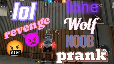 Lone Wolf Noob Prank On Random Enemy😵garenafreefire Noob Prank😨