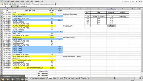 Excel Spreadsheet For Business Expenses Free — db-excel.com