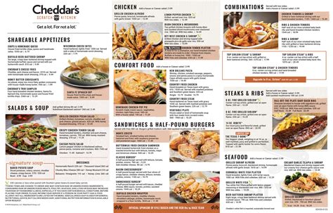Chedders menus in St. Petersburg, Florida, United States