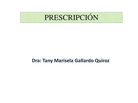 PDF Prescripci N CAMBIOS Ppt Modo De Compatibilidad Reclamo Y