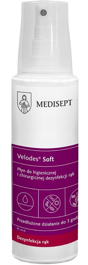 Spray do szybkiej dezynfekcji higienicznej i chirurgicznej rąk Velodes