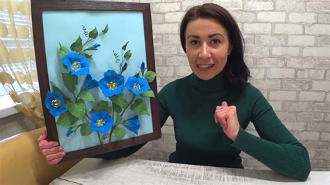 Невероятные цветы. Интерьерная картина своими руками. Incredible ...