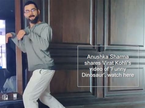 Anushka Sharma Shares Virat Kohli S Video Of Funny Dinosaur Watch