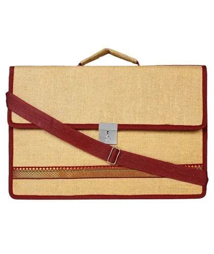 Natural Jute Conference Laptop Bag Executive Laptop Bag Office Jute