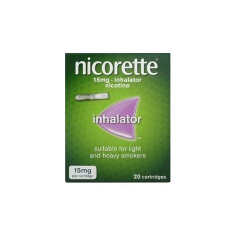 Nicorette 15mg Inhaler Nicotine Cartridges Ballyduff Pharmacy