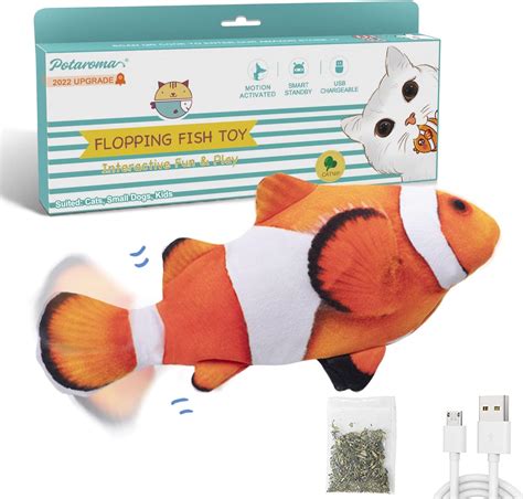 Amazon Potaroma Cat Toys Flopping Fish With Silvervine And Catnip