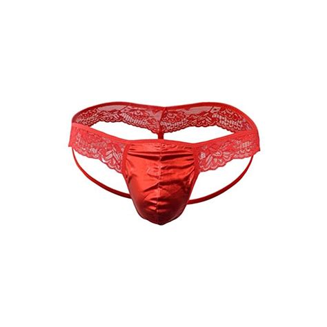 CEWIFO Mutande Uomo Sexy Intimo Sexy Uomo Hot Per Sesso Forte Tanga Uomo Sexy Hot Rosso Tanga