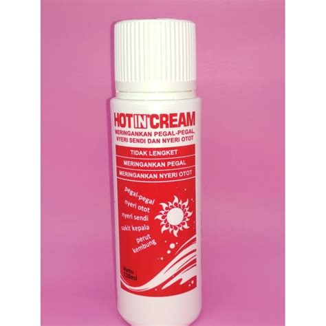Jual ORIGINAL Hot In Hotin Cream 120 ML Krim Pegal Nyeri Otot Shopee Indonesia