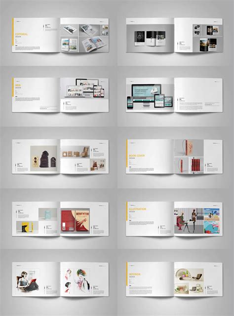 Graphic Design Portfolio Brochure Template Artofit