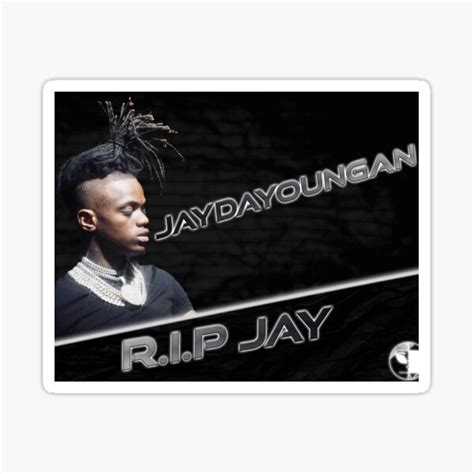 "RIP Jay" Sticker for Sale by gericoleman | Redbubble