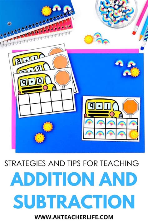 Addition And Subtraction Strategies For Kindergarten A Kinderteacher Life In 2024