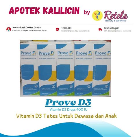 Jual Prove D Drops 12 5 Ml 400 Iu Shopee Indonesia