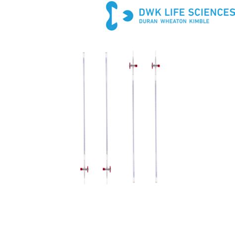 Duran Burette Class As With Schellbach Stripe And Ptfe Key Straight