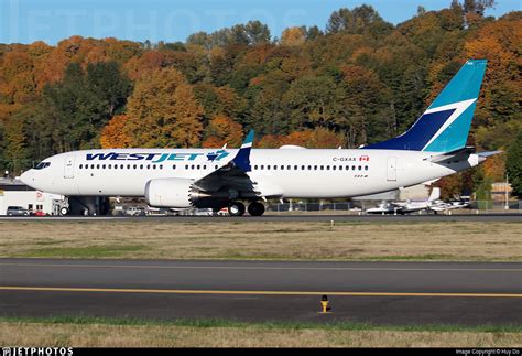 C GXAX Boeing 737 8 MAX WestJet Airlines Huy Do JetPhotos