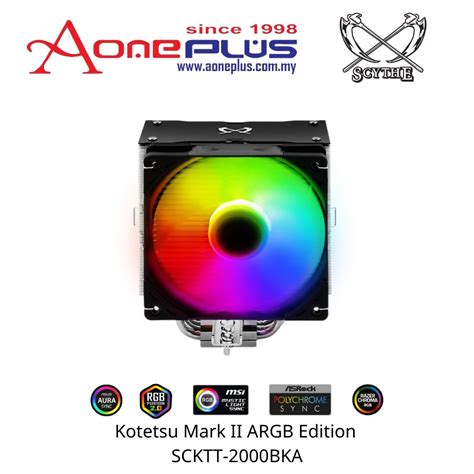 Aone Plus Ss Scythe Kotetsu Mark Ii Argb Air Cooler Scktt Bka