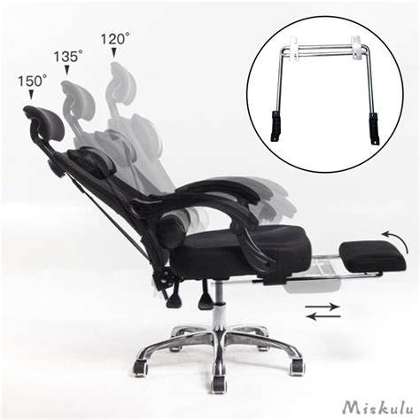 Miskulu Retractable Office Chair Foot Pedal Heavy Duty Footrest