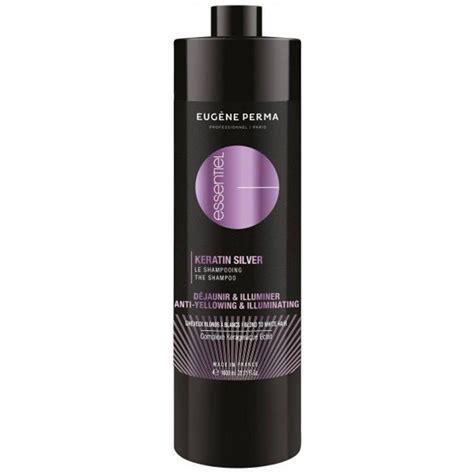 Eugène Perma Essentiel Shampoo Keratin Silver 1000ml Shampoo Anti Giallo