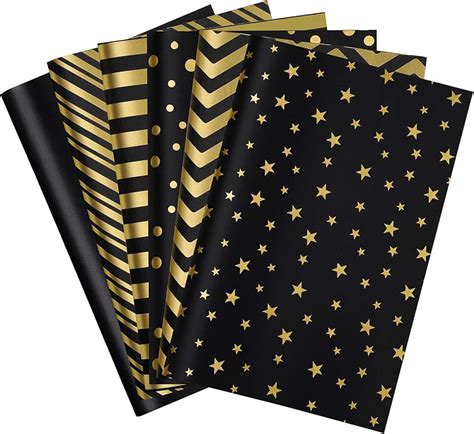 Amazon Black And Gold Tissue Paper