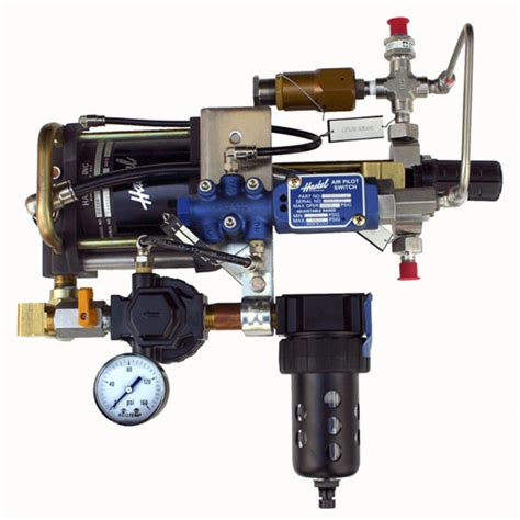 BST3 Haskel Oxygen Booster Pump Air Driven 3500PSI | High Pressure Breathing Air Compressor ...