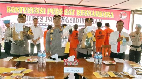 Irt Telibat Jaringan Narkoba Ditangkap Polisi Di Kota Padangsidimpuan