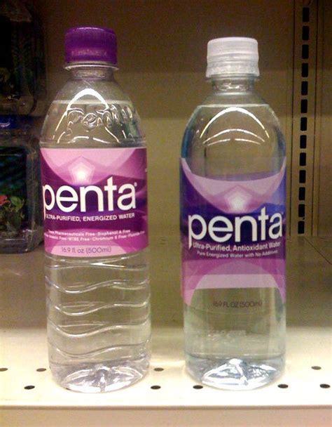 Before & After: Penta Water | Dieline - Design, Branding & Packaging ...