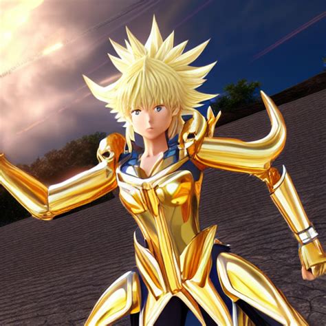 Krea Ai Photorealistic Full Shot Of Saint Seiya Knight Wea