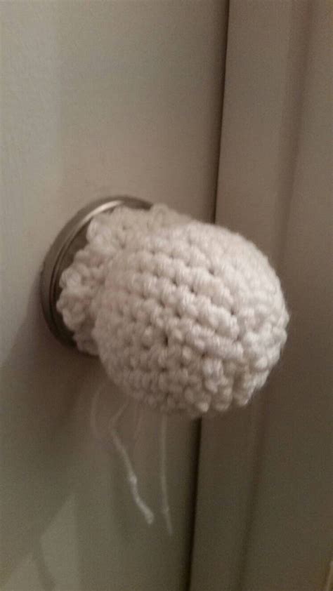 Crochet Door Knob Safety Covers, Crochet Door Knobbers, Door Knob ...