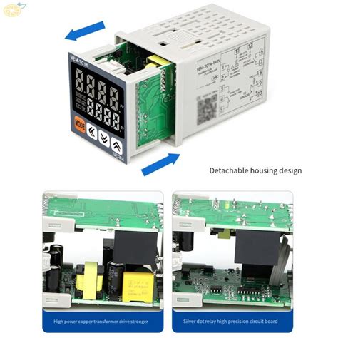 VARSTRIntelligent Thermostat Relay SSR DualOutput Super Long Life TC