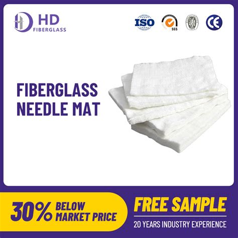 Fiberglass Needle Mat Insulation E Glass On Haiding Fiberglass