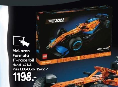 Lego Technic Mclaren Formula 1 Racerbil Tilbud Hos Bilka