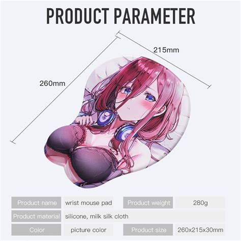 Cheap Sexy Mouse Pad For The Quintessential Quintuplets Nakano Anime 3d