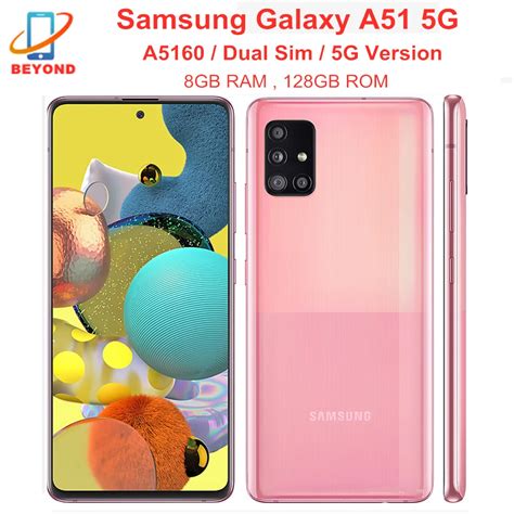 Samsung Galaxy A51 5g A5160 Dual Sim Mobile Phone 8gb Ram 128gb Octa