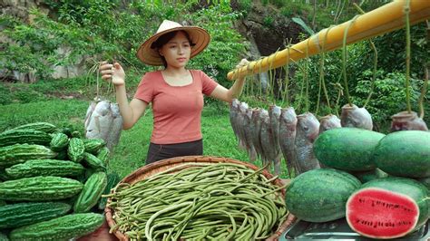 60 DAYS Gardening Growing Cucumber Beans From Start To Harvest And