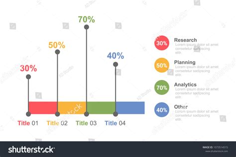 Business Infographic Bar Chart Design Template Stock Vector (Royalty ...