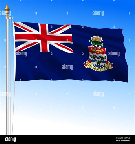 Cayman Islands Official National Waving Flag British Territory