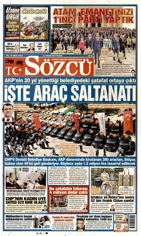 S Zc Gazetesi S Zc Man Et Oku Haberler Nisan