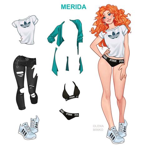 Merida Merida Brave Brave Храбрая сердцем cartoon ero