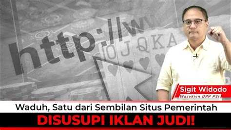 Sigit Widodo Waduh Satu Dari Sembilan Situs Pemerintah DISUSUPI