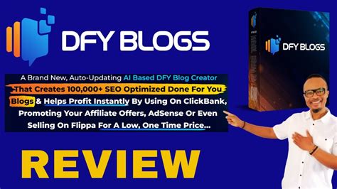 DFY Blogs Review Demo AI Based DFY Blog Creator YouTube