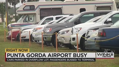 Busy Punta Gorda Airport causes parking overflow