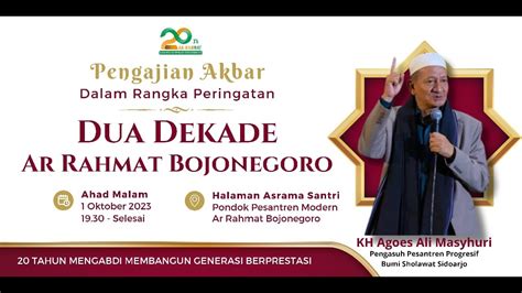 Pengajian Peringatan Tahun Pondok Pesantren Ar Rahmat Bojonegoro