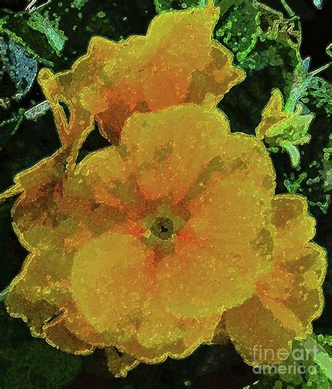 Glowing Yellow Primroses Painting by Hazel Holland | Fine Art America