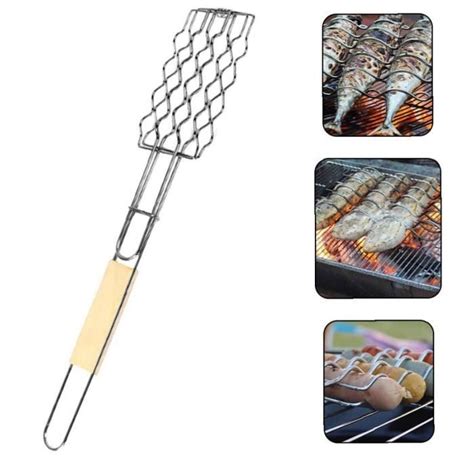 Barbecue Outils Saucisses Grillades Panier M Tal Maille Grill Avec