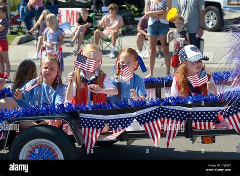 Parade Floats, Fourth of July Parade, Star, Idaho, USA. (Editorial Use Only Stock Photo - Alamy