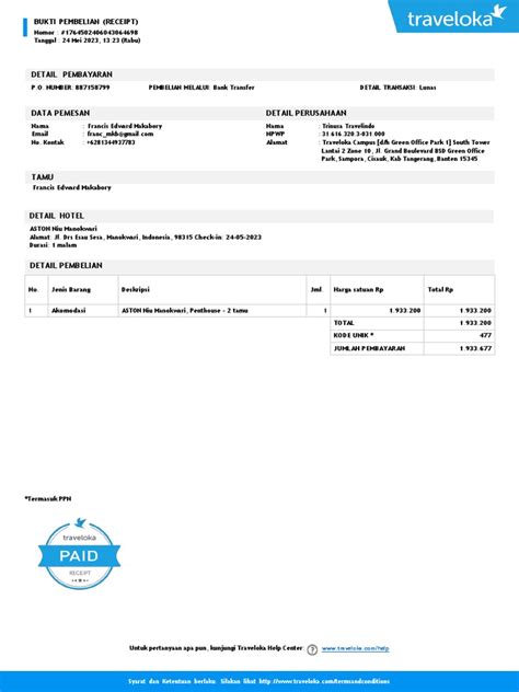 receipt aston