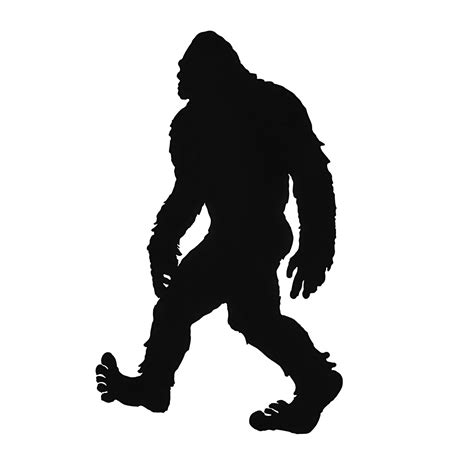 Black Metal Laser Cut Bigfoot Walking Wall Sculpture Home Decor